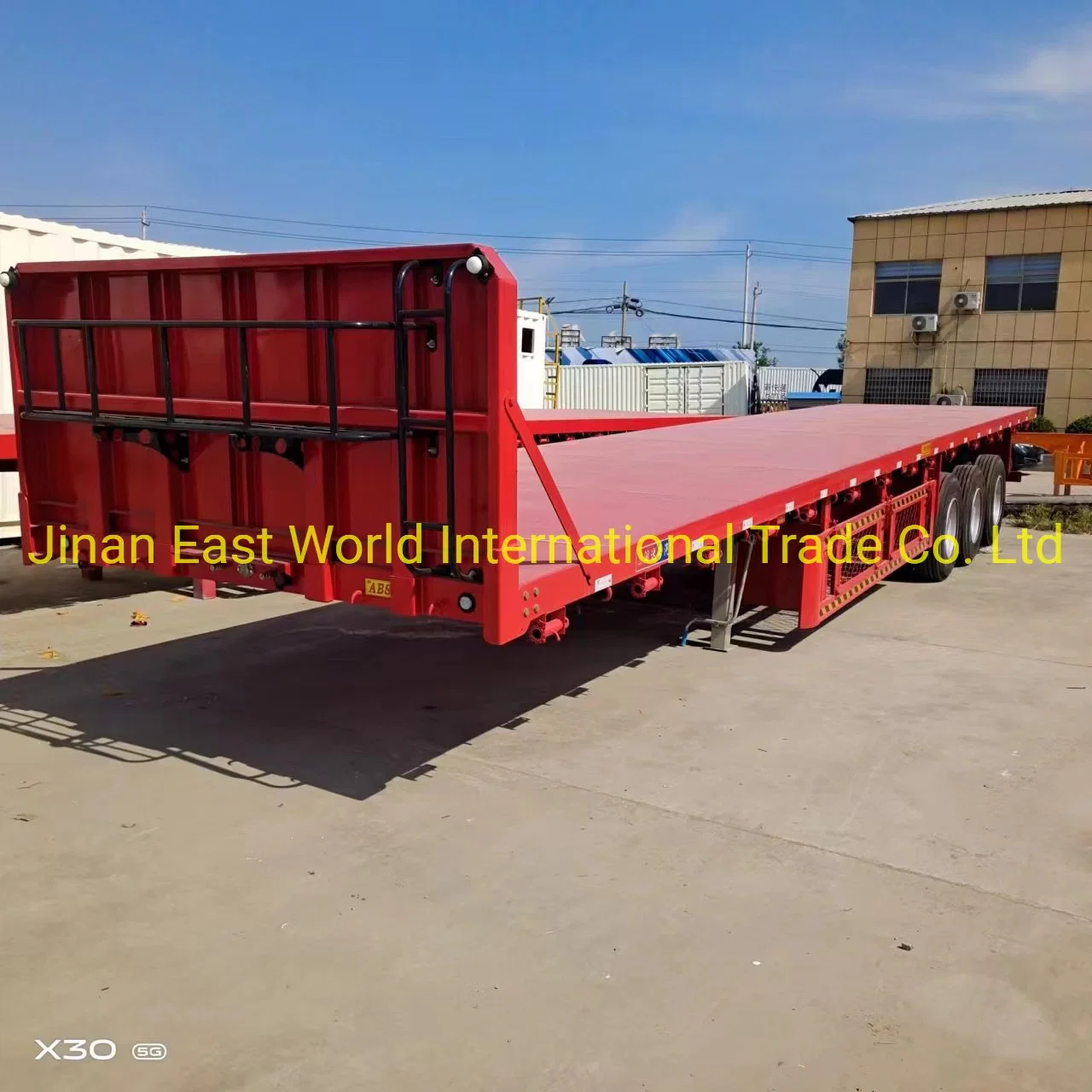 Heavy Machine Carrier Lowbed Semi Trailer Professional Supplier