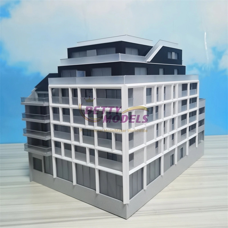 Apartment Building Scale Model Customization Paint Residence Physical Model Making