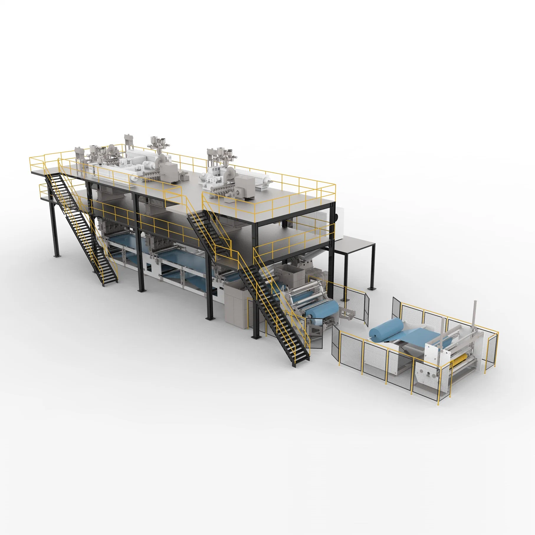 China Manufacture PP Material Non Woven Fabric Making Machine