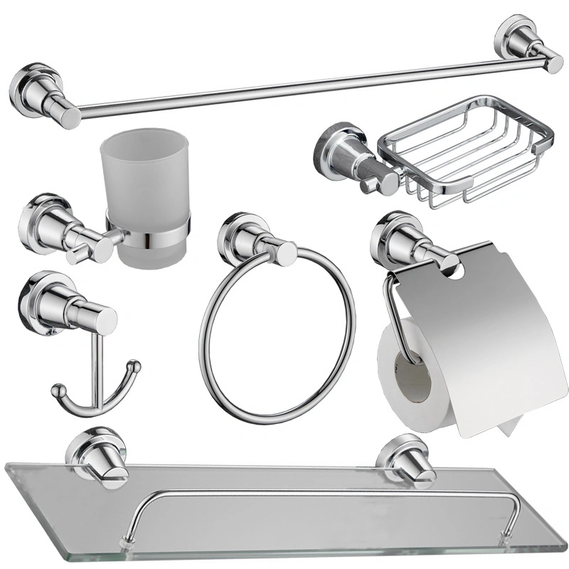7 PCS Factory Wholesale/Supplier Modern Bathroom Hardware Bathroom Accessories Set for Hotel