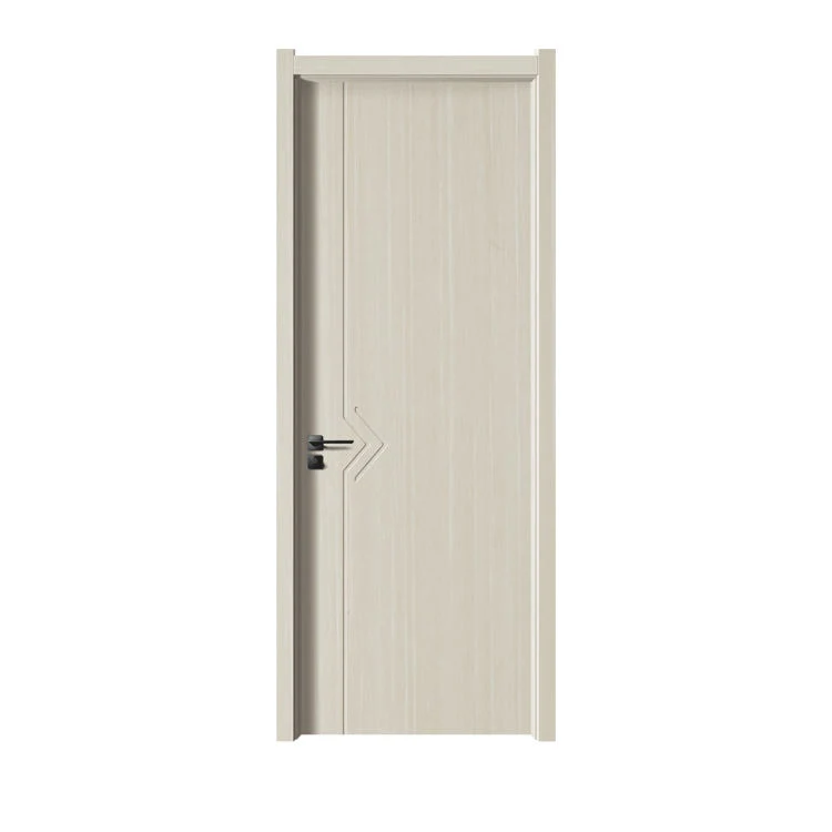 Factory Tesia Plywood Timber Plastic Composite Interior Wooden Waterproof Door