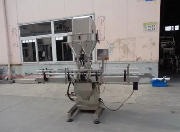 Auger Protein Powder Filler Bottling Line, Powder Bottle Packing System