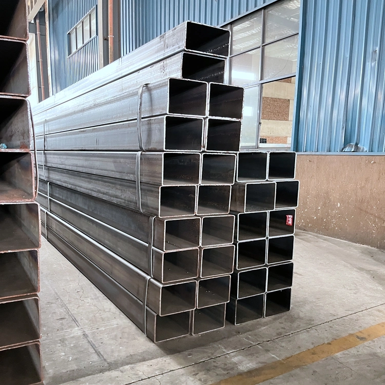 Q235 20 25 Square Steel Tubes Wall Thickness 2 3 4 5 4 X 4 Inch Galvanized Steel Medical Bulk Surface Packing Steel Square Tube