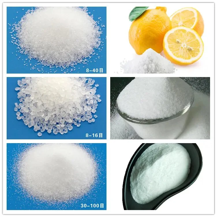 Natural Preservative and Food Additive Bulk Citric Acid Food Additives Monohydrate Citric Acid Food Grade Bp, USP