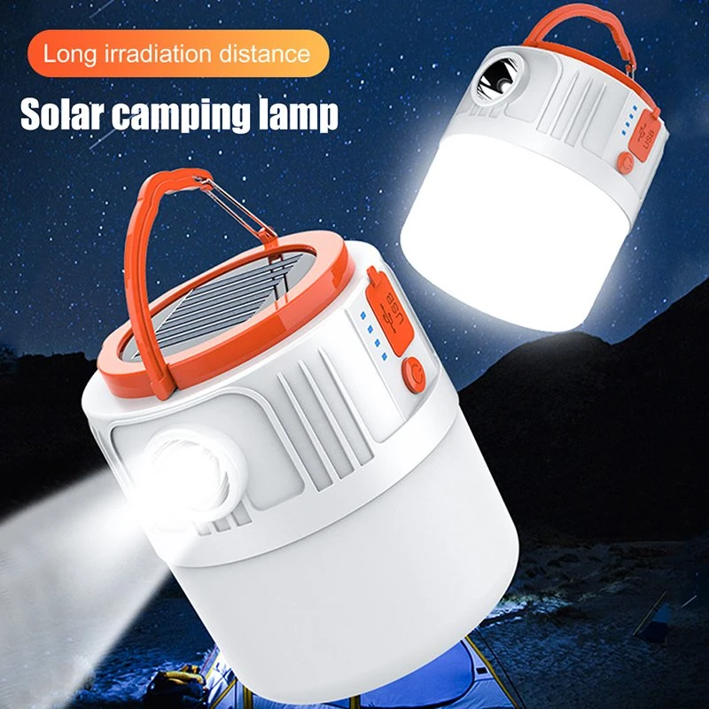 USB Charger Phone Solar Power Rechargeable Emergency USB Charger Bulb Lamps Light