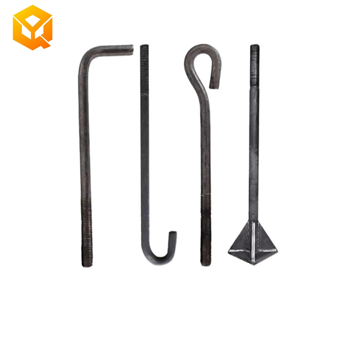 Metal OEM Hot DIP Galvanized J Type Anchor Bolts Concrete Foundation Anchors Bolts