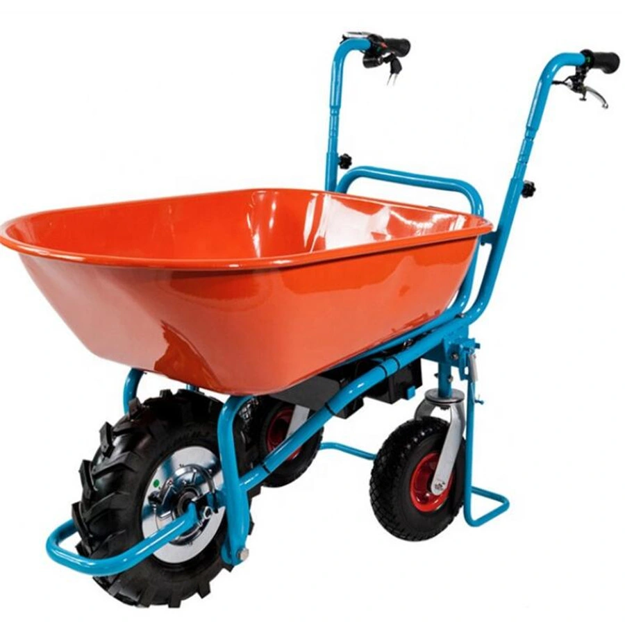 Electric Trolley Wheelbarrow Hand Trucks Dump Carts Push Cart