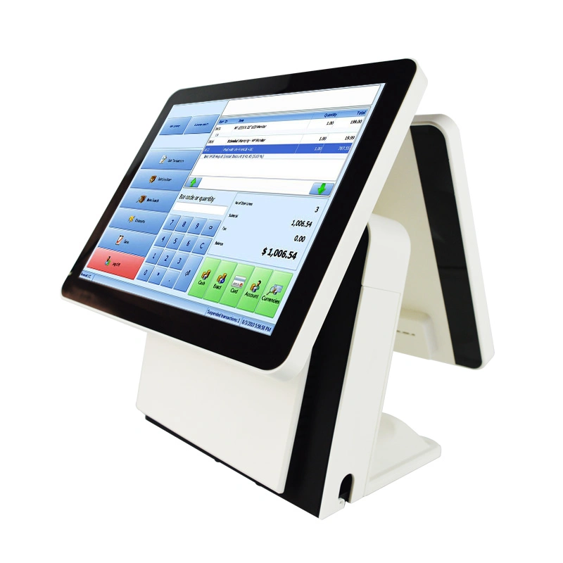 High Configuration I3 Mainboard All in One Capacitive POS Terminal Machine