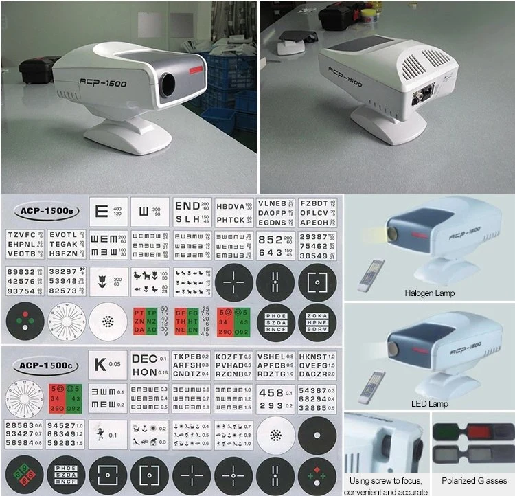 Projector automático Projector Gráfico Automático Oftálmica Projector gráfico ocular (ACP-1500)