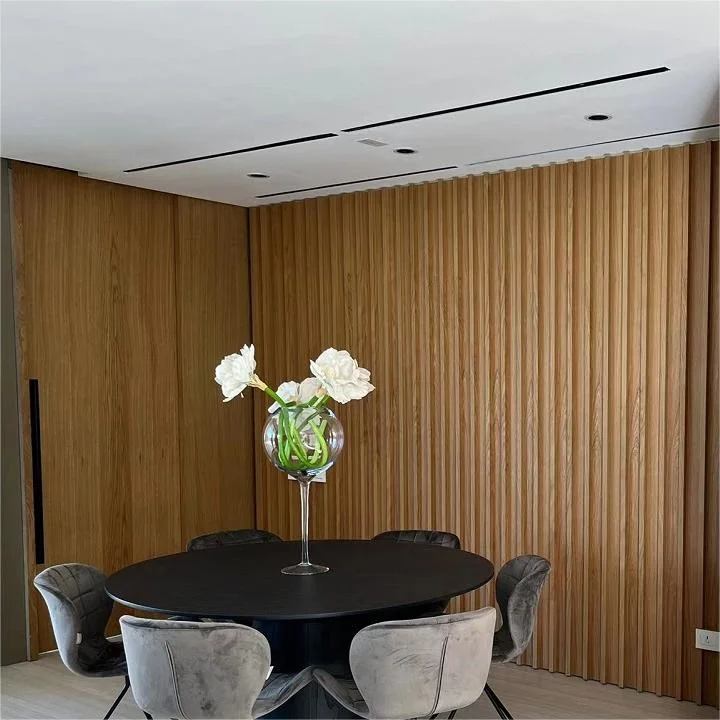 Wood Veneer Wall Panel Millwork Internal Decoration Woodwork Carpentry Work