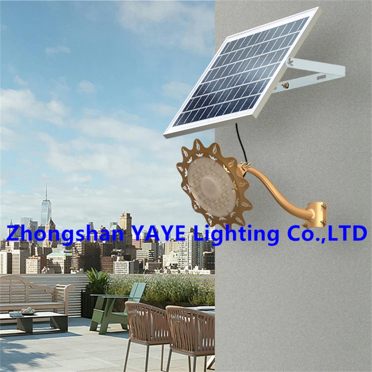 Yaye CE 200W UFO 304 Stainless Steel +Aluminum Solar LED Garden Wall Park Remote Controller Light 1000PCS Stock/ Solar Factory Manufacturer/ 3 Years Warranty