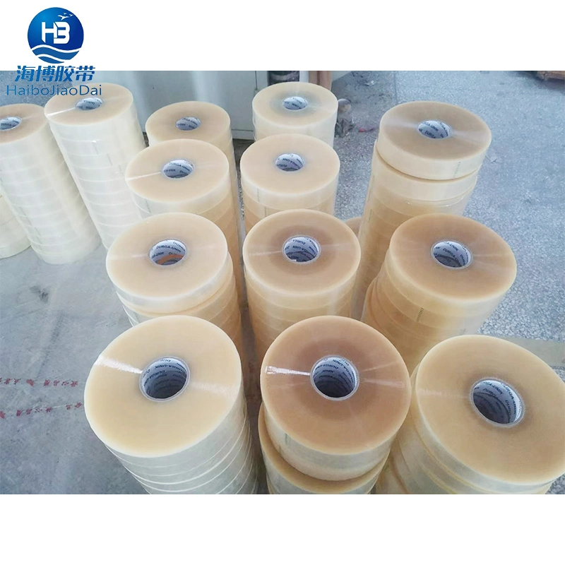 Strong Adhesive High Performance with Synthetic Rubber Resin Waterproof BOPP Clear Packing Adhesive Tape Price