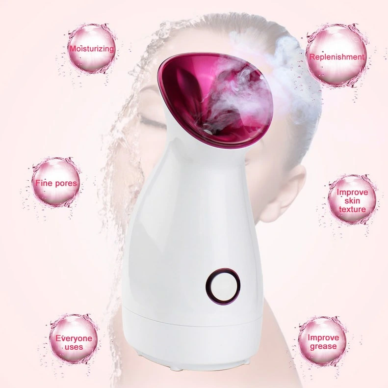 Vaporera facial de plástico portátil SPA vapor facial caliente