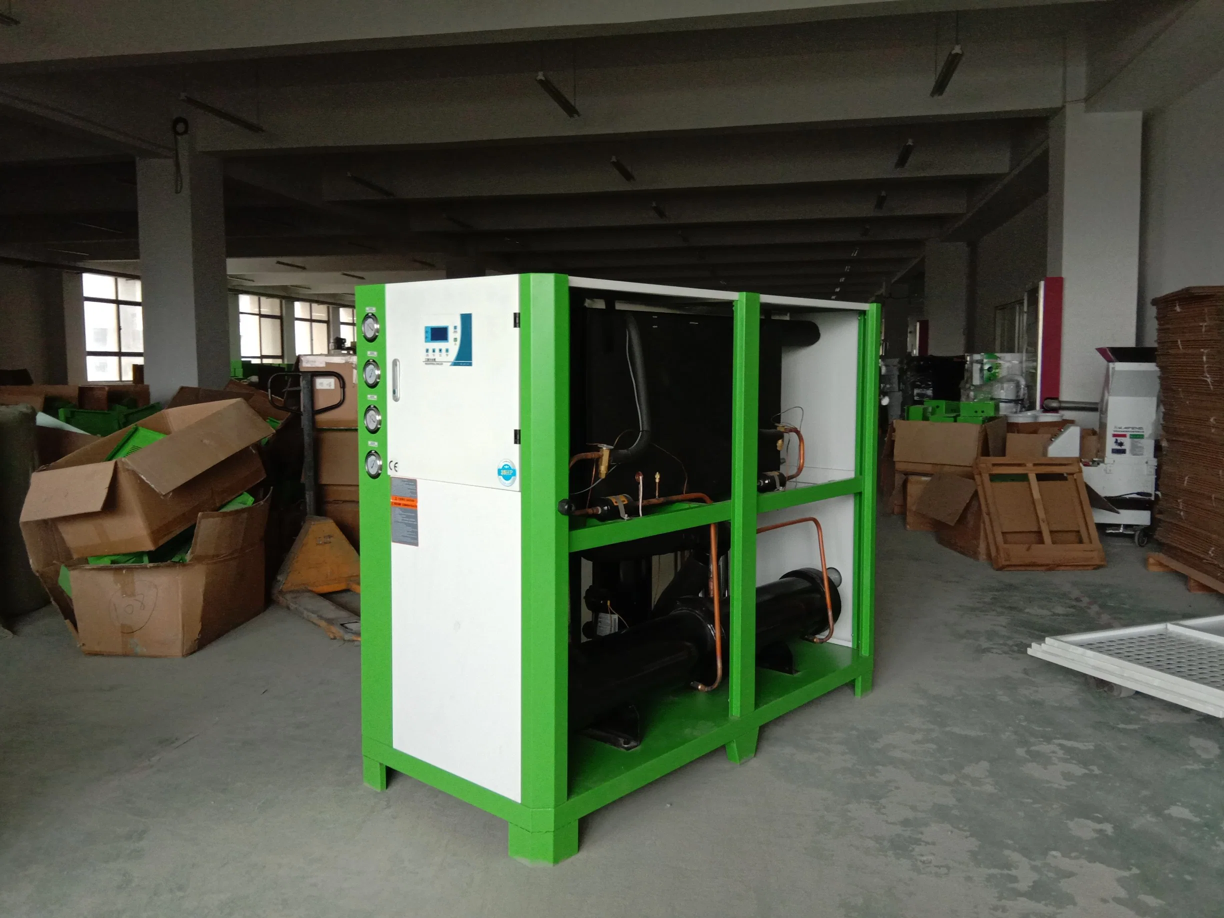 Cooling Capacity 3kw 6kw 8kw 12kw 20kw 25kw 40kw Micro Channel Plating Industrial Blow Molding Machine Water-Cooled Chiller