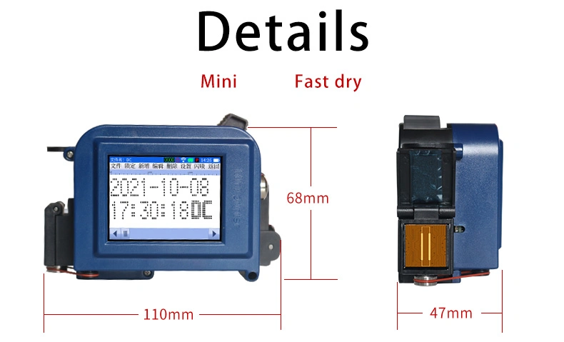 Portable Marking Coding Machine for Date Barcode Qr Count Batch