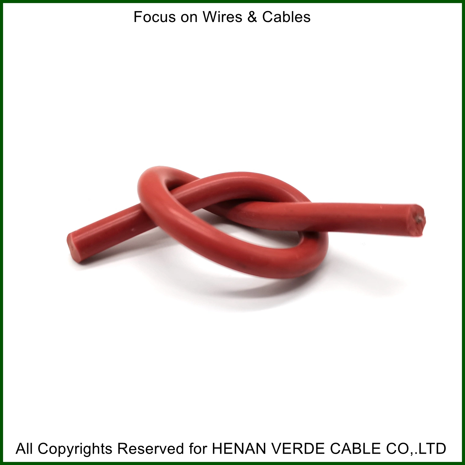 High Temperature Tinned Copper Conductor Braid Silicone Wire