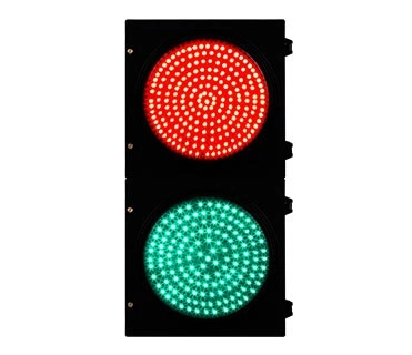 Full Screen Smart Control Red Green Solar Street LED Traffic Signal Lamp Light