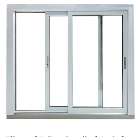 80 88 Series Color Extrusion Profile Frame for Sliding Window with Ce ISO SGS