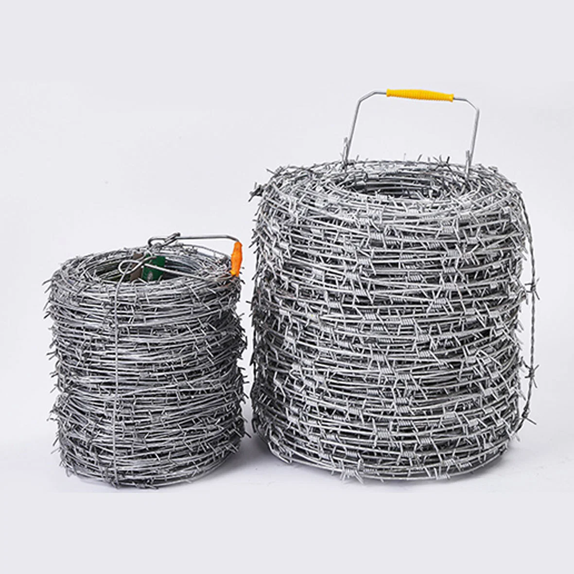 Factory Sales Barbed Steel Fencing Wire with Plastic Handle