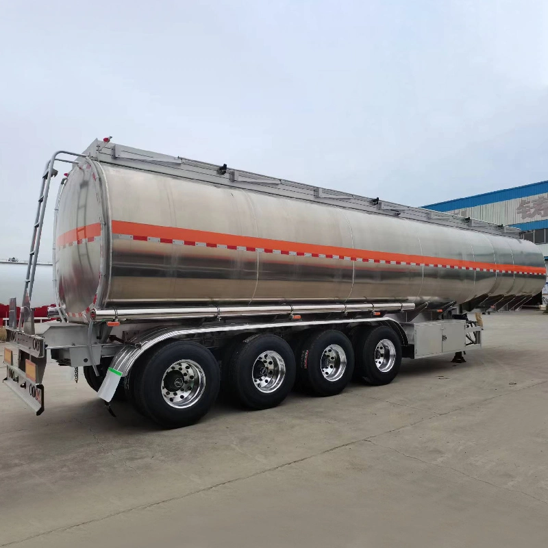 Dreiachsiger 42, 000 Gallone Aluminium Öl-Kraftstoff-Tanker