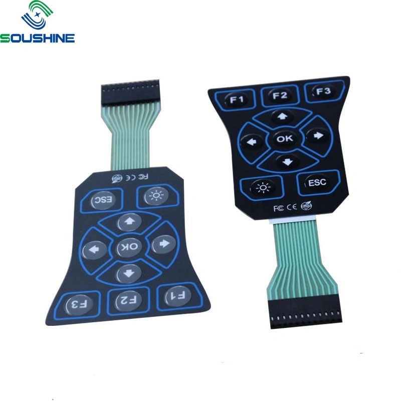 Assembly Single Button PCB Circuit Membrane Switch Keypad