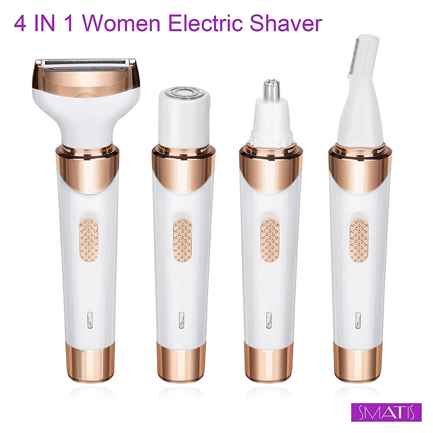 4 in 1 Multifuctional Safe Rechargeable Cordless Women Electric Shaver