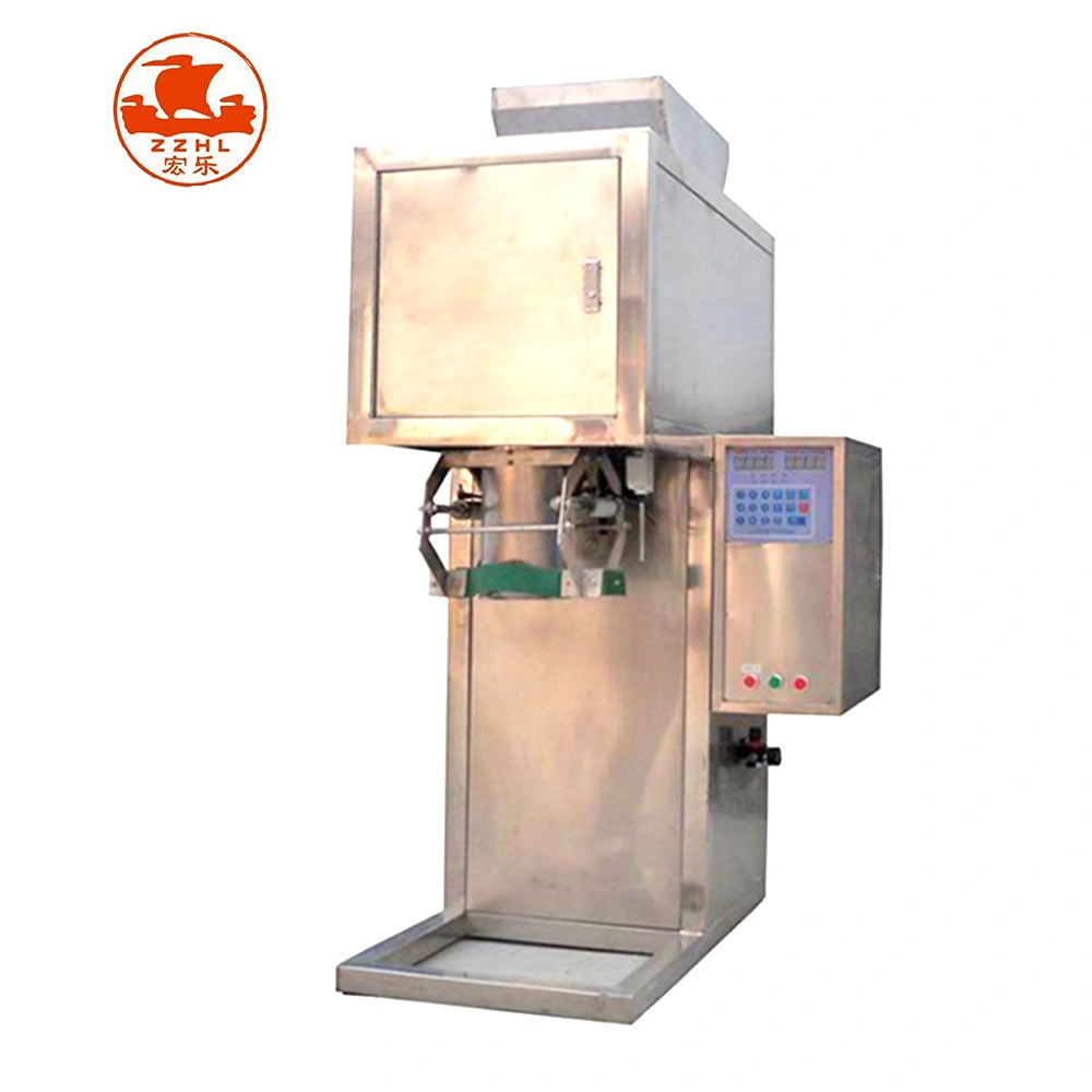 Semi Automatic 10kg 15kg 20kg 25kg 50kg Close Big Bag Powder Weighing Filling Packing Machine with Load Cell and Bag Clamp