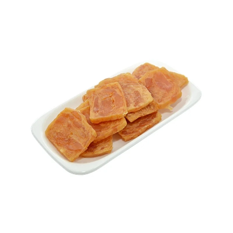 Poitrine de poulet saccadé nutritif de délicieuses friandises pour chiens Aliments pour animaux familiers