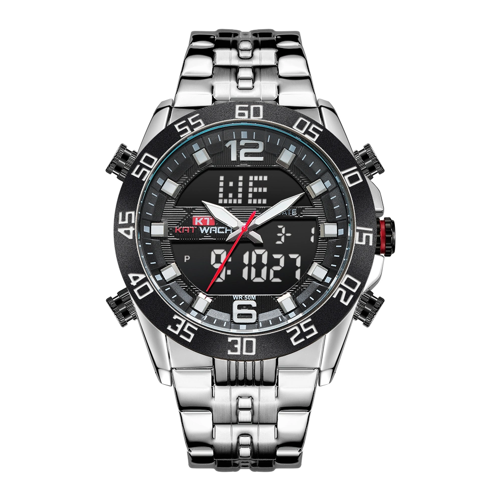 Watch Newest Man Watch Didital Quartz Quality Watch Manufacture Plastic Watch