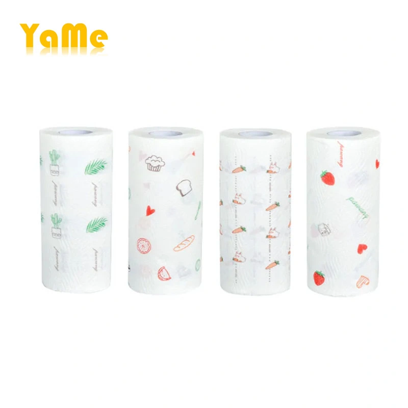 Wholesale/Supplier Paper Towels Roll Kitchen Kitchen Towels Paper Printed Kitchen Towel Paper