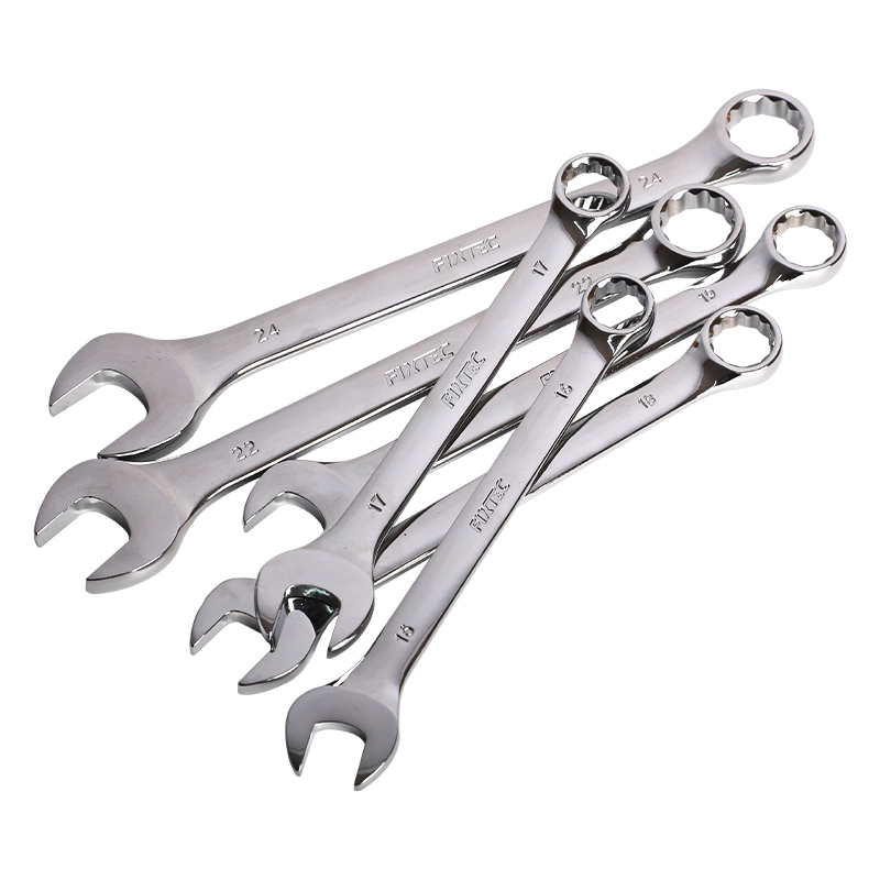 Fixtec Double Ended Open End Wrenches Activities Ratchet Gears Wrench Set 14PCS Combination Spanner Set Repair Tools