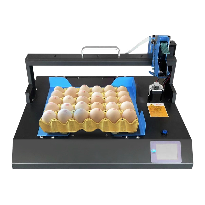 Fully Automatic Eggs Printer Machine for Expiry Date/Bar Code/Logo Printing; Food/Agriculture