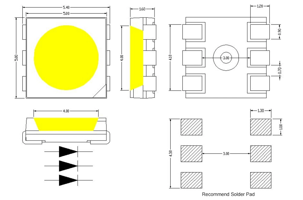 Creative Modern Multi-Purpose High Power SMD 5050 EMC LED with Good Price