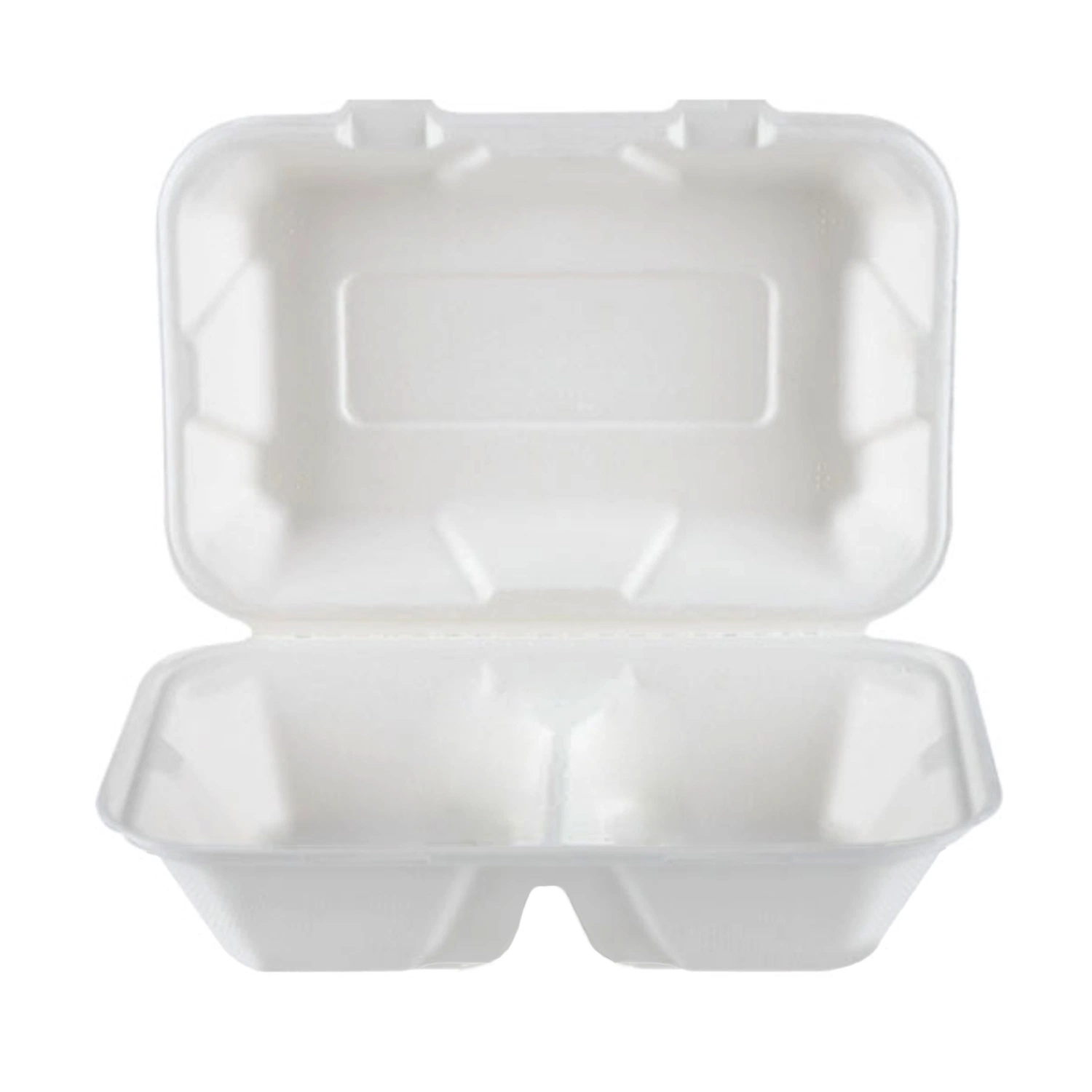 Compostable Biodegradable Sugarcane Disposable Paper Bagasse Burger Hamburger Box