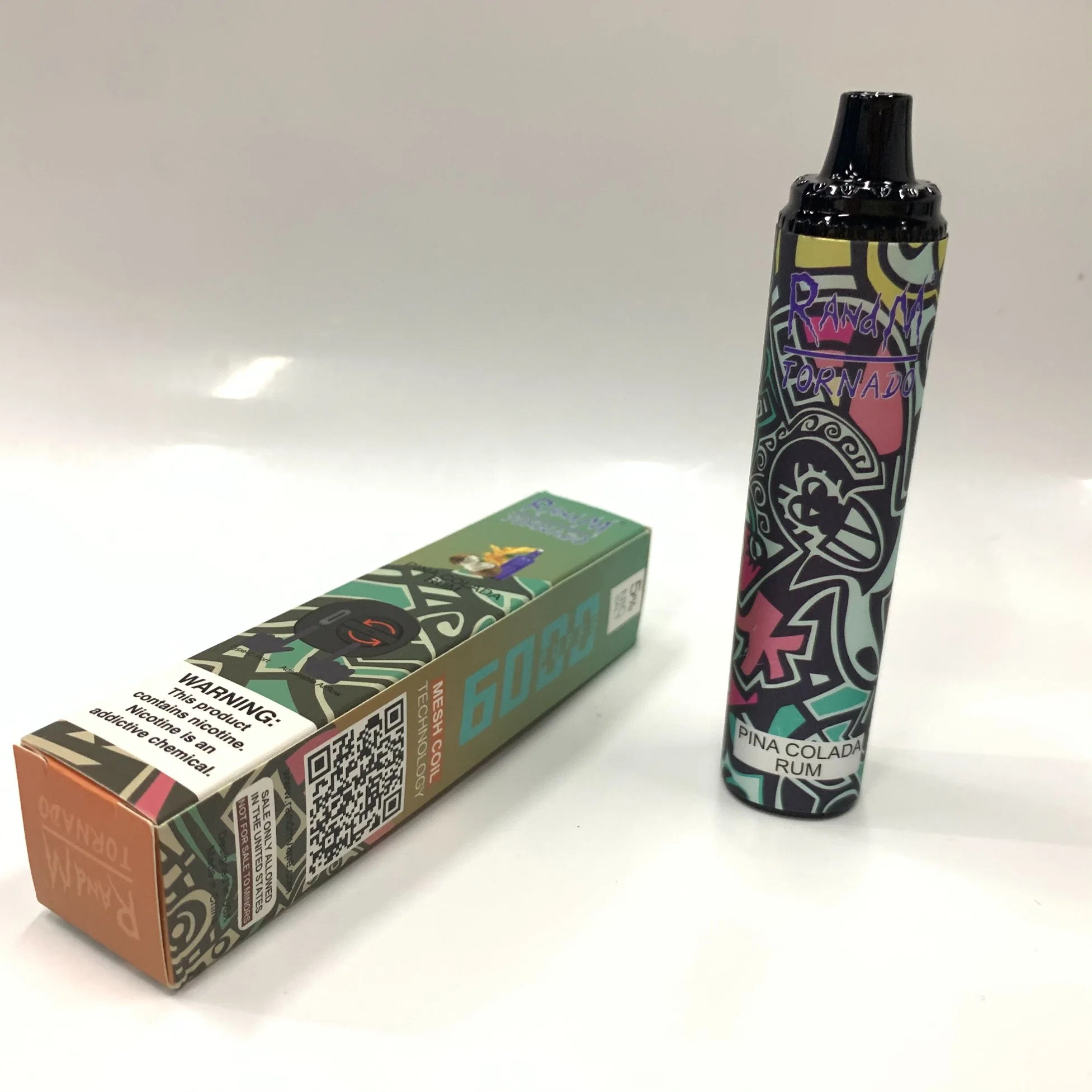 Comercio al por mayor nueva fábrica de tabaco precio directo de 6000 inhalaciones 12ml de E-Liquid Type-C Recgarge Vape Pen