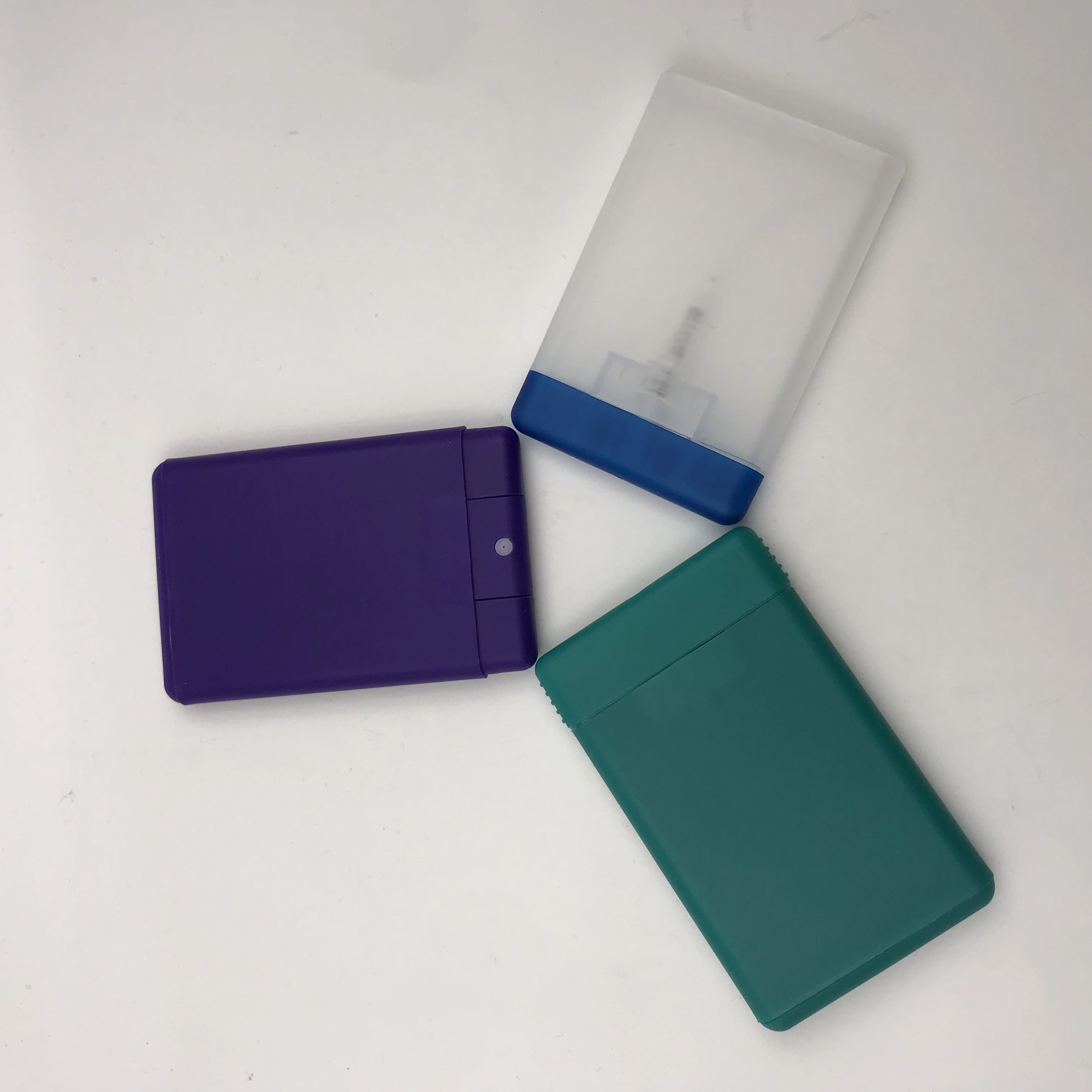 Blanco de 10ml/Transparente la tarjeta de crédito Pocket Pulverizador Pulverizador de perfume de bolsillo