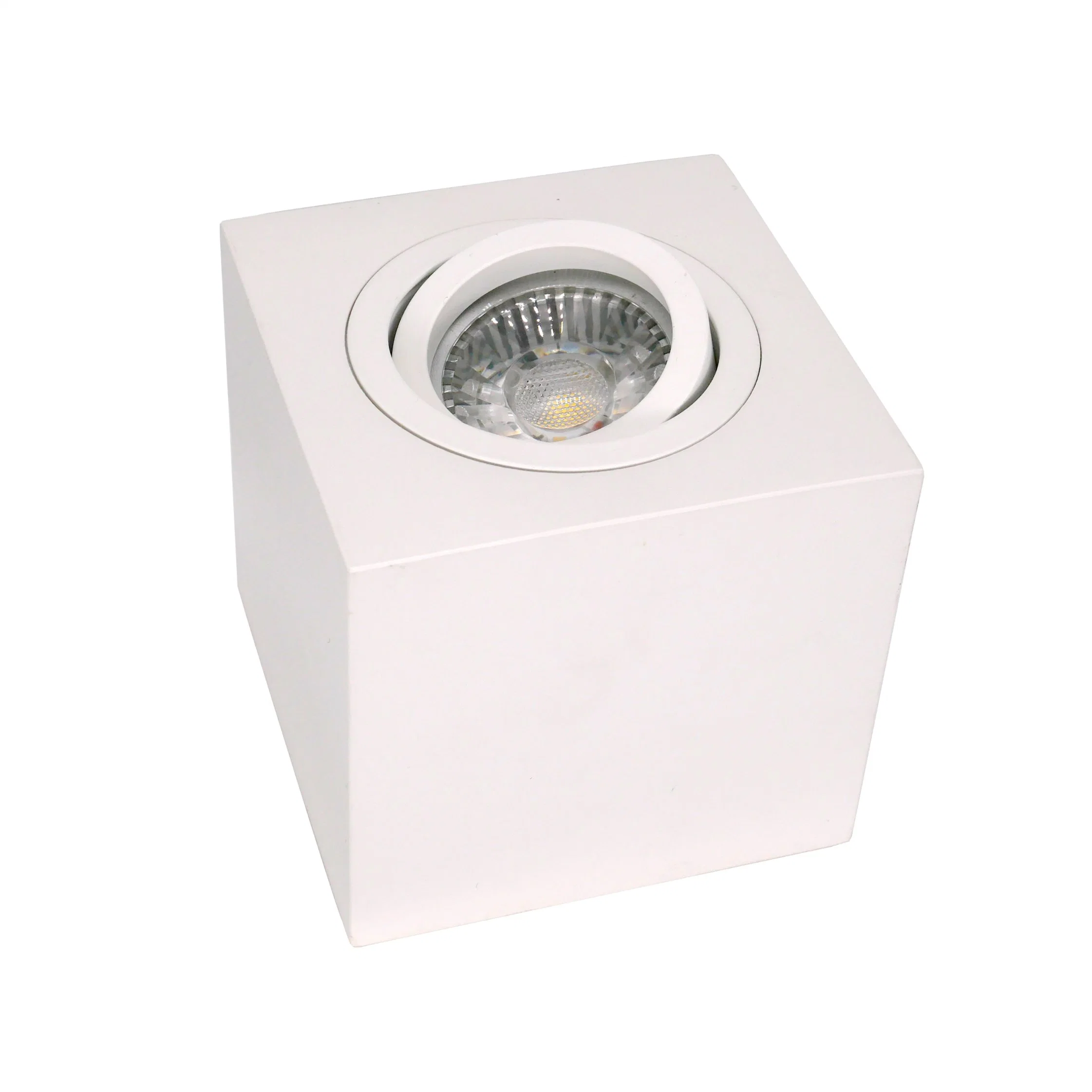 Square Cuboid GU10 LED Halogen Downlight Fixture Surface Mounted Downlight