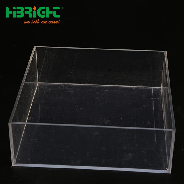 Boutique Transparent Acrylic Small Cosmetic Tabletop Display Box