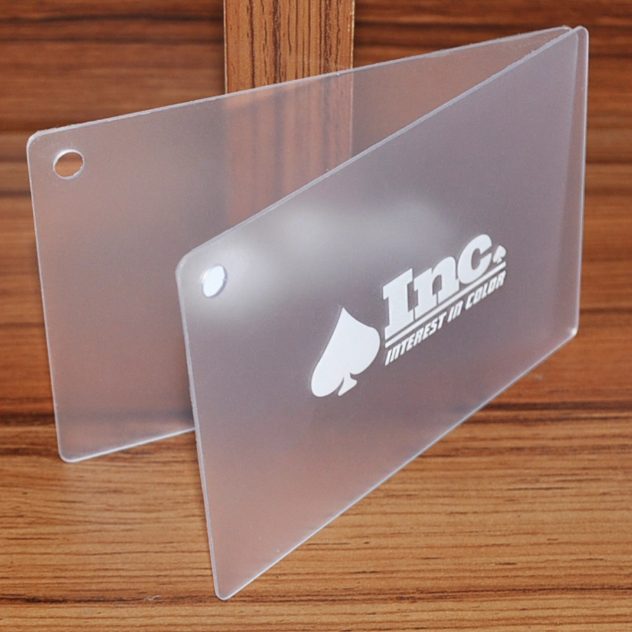 Transparent PVC Printing Plastic Promotion Membership Gift Business Card