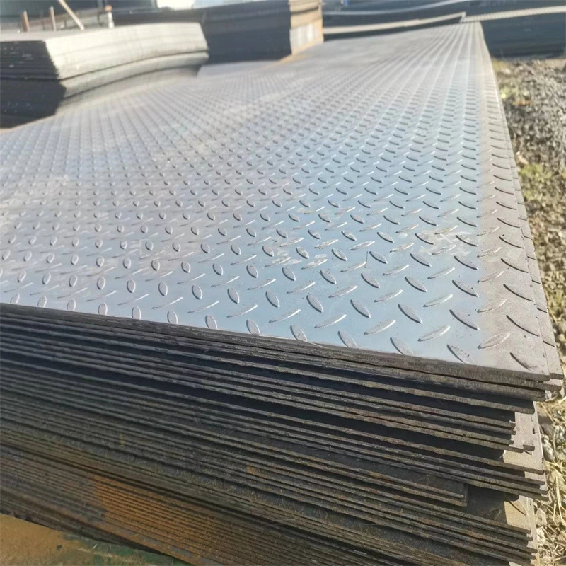 El 95% de descuento en ms de metal de aleación de hierro dulce Lágrima marcada SS400 A36 laminado en frío caliente Personalizar de carbono de alta resistencia a la abrasión de cuadros en relieve de la placa de la hoja de acero de RR.HH.