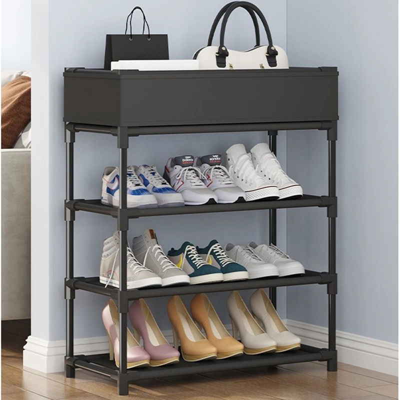 Various Sizes Heavy Duty Black Metal Shoe Rack, Storage