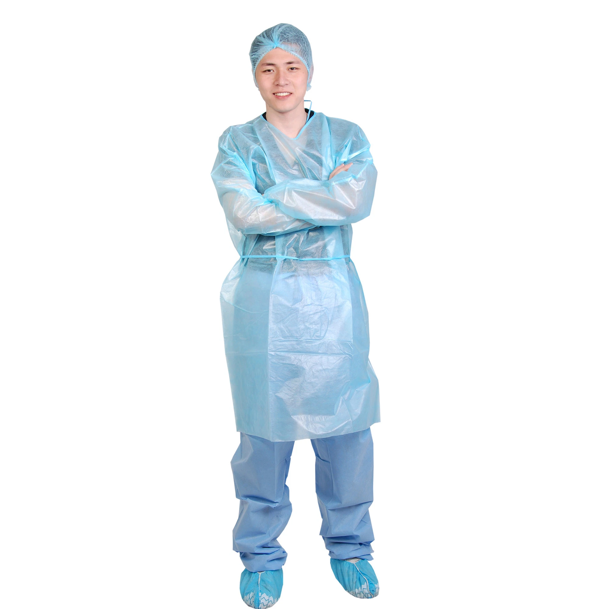 Hospital SMS/SBPP/PP+PE Isolation Gown, Nonwoven Isolation Medical Gown