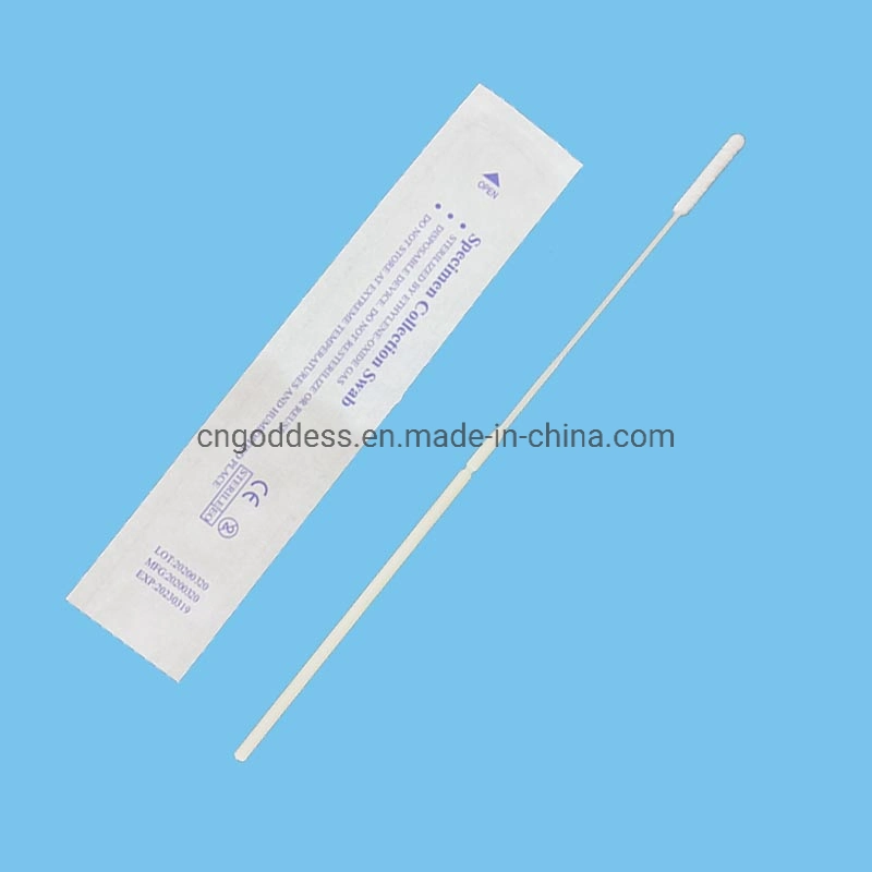 Clinical Diagnostic Kit Medical Genetic Testing Sample Collection Oral Flocked Swab