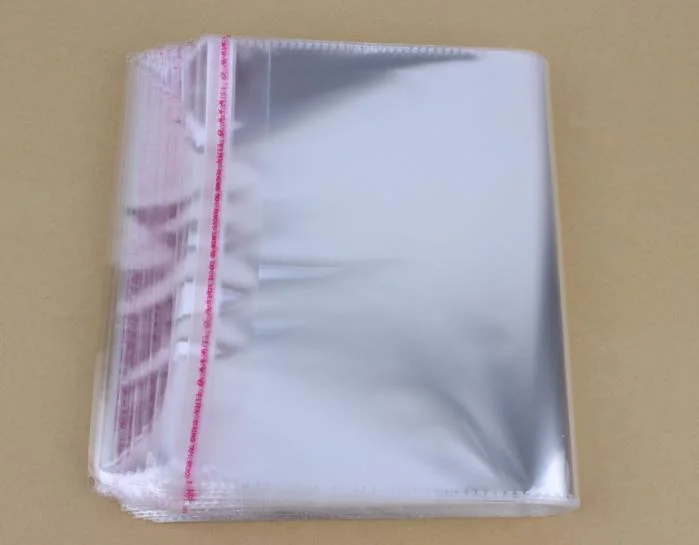 Claro baratos personalizados/PE/OPP/CPP BOPP/PP bolsa de plástico embalajes de plástico autoadhesivo transparente para el Envasado de Alimentos de la bolsa de tela