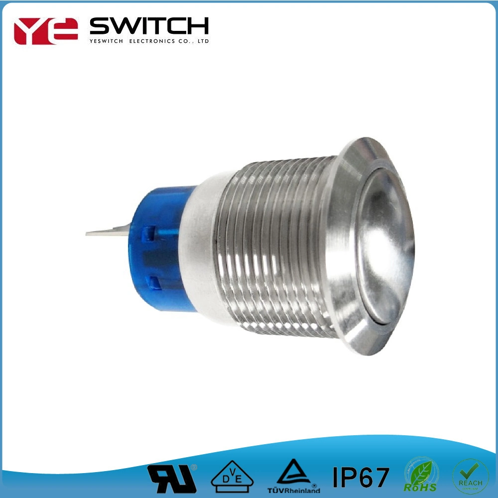 Long Life Waterproof Stainless Steel Power Anti Vandal Push Button Switch