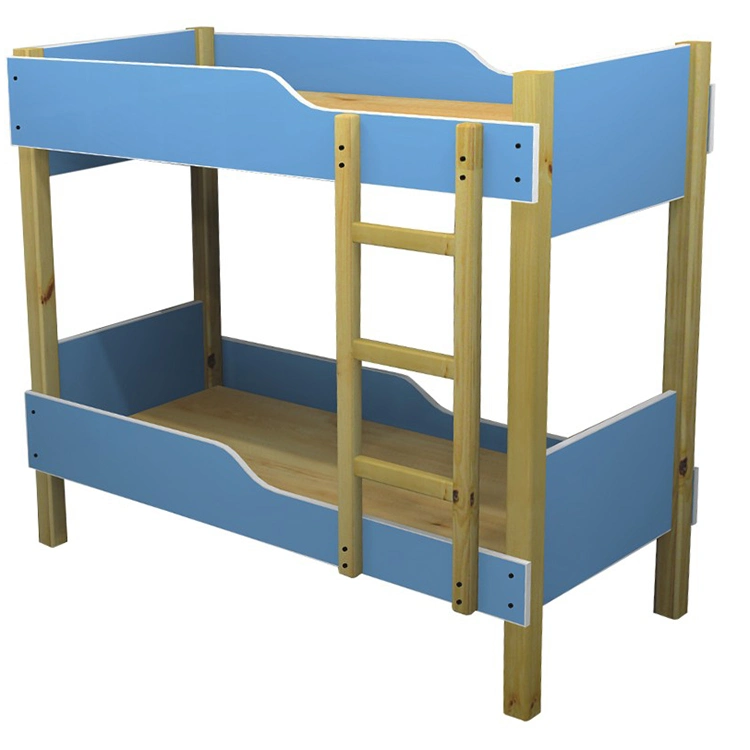 Kindergarten Children Use Safe Mini Cartoon Colorful Wooden Preschool Beds