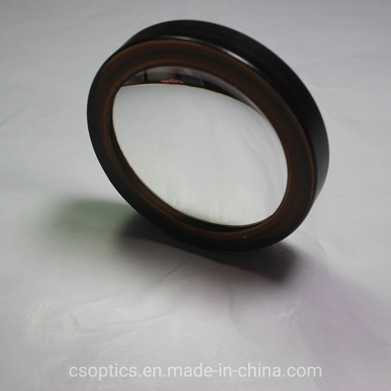 Optical Glass Edge Black Paint Double Convex Lens (M)