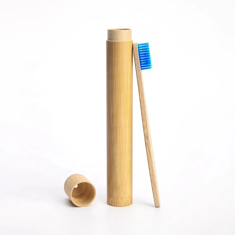 New Arrival Eco-Friendly Bamboo Toothbrush with Bamboo Case