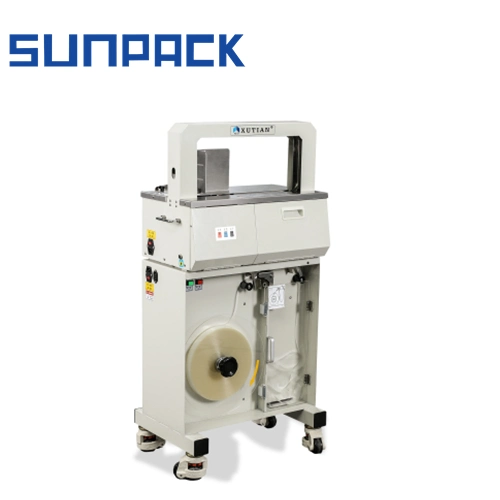 High quality/High cost performance Automatic Ultra Sonic Cold Sealing Banding Machine Ribbon Tape Bundling Machine