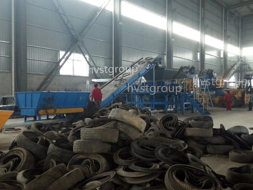 Big Capacity Used Tire Granulating Shredder Machine Production Line for Rubber Granules